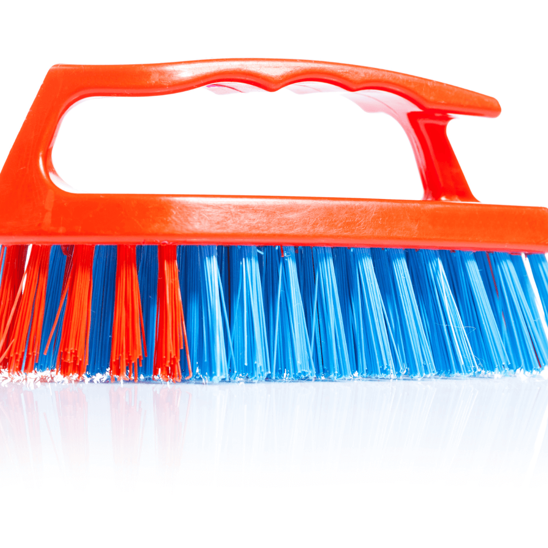 Scrub brush for deep cleaning tough stains